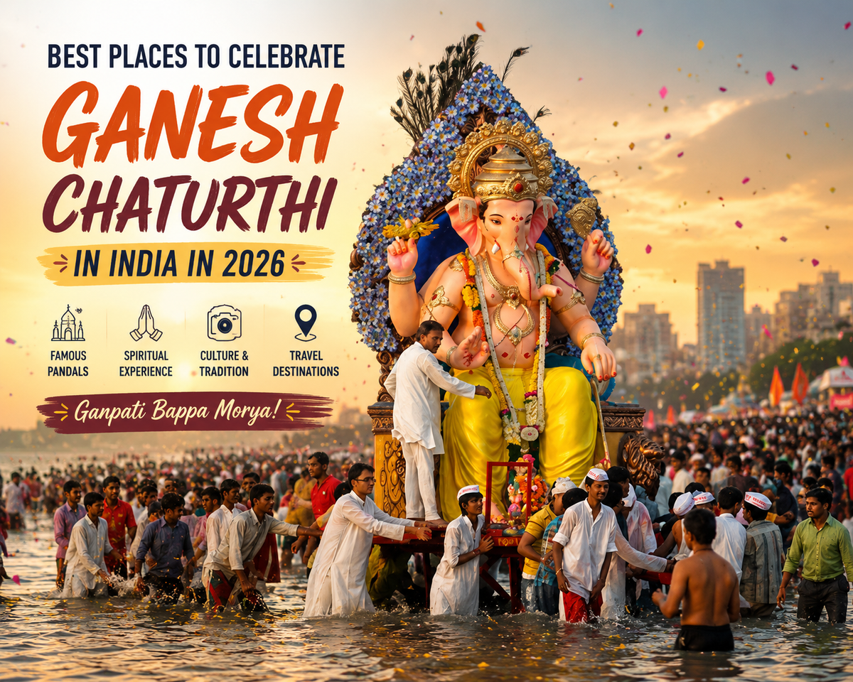 BEST PLACES TO CELEBRATE GANESH CHATURTHI IN INDIA IN 2026