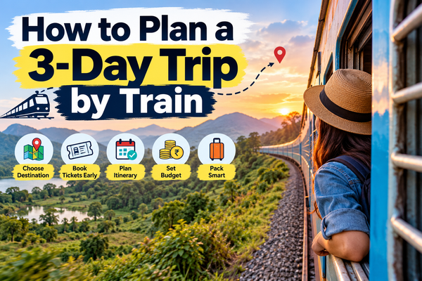 HOW TO PLAN A 3-DAY TRIP BY TRAIN: A COMPLETE TRAVEL GUIDE