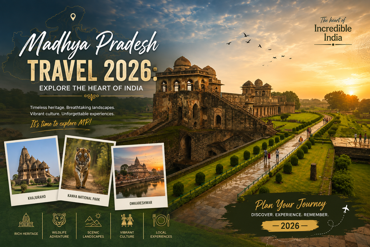 MADHAYA PRADESH  TRAVEL 2026: EXPLORE THE HEART OF INDIA