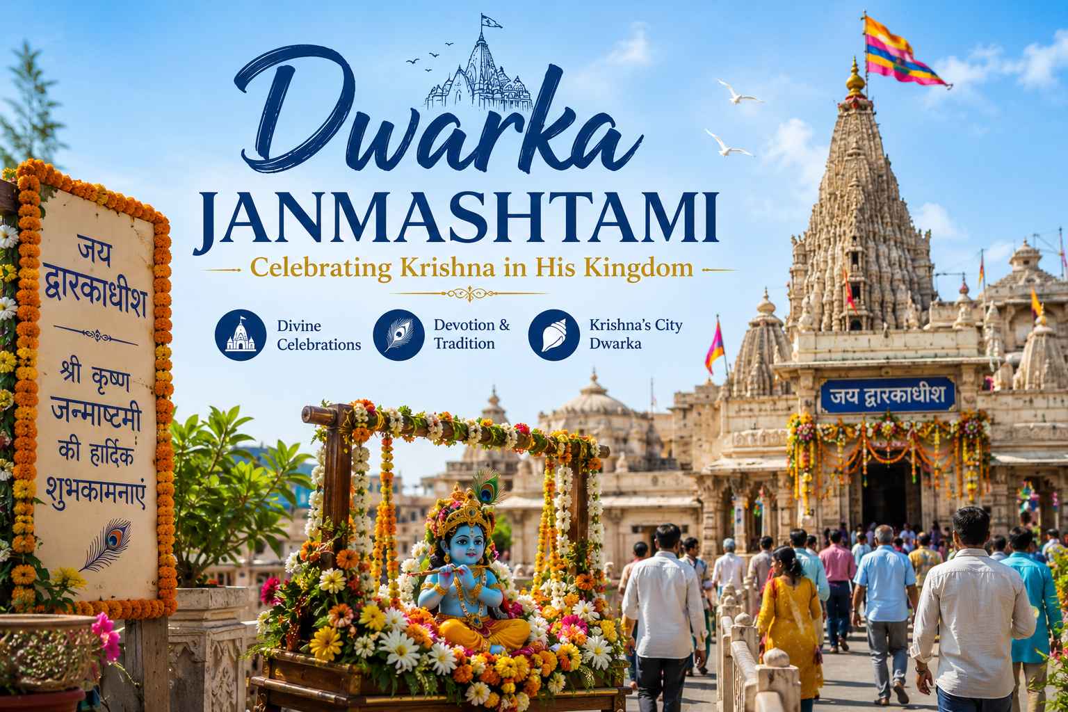 DAWARKA JANMASHTAMI: CELEBRATING KRISHNA IN HIS KINGDOM