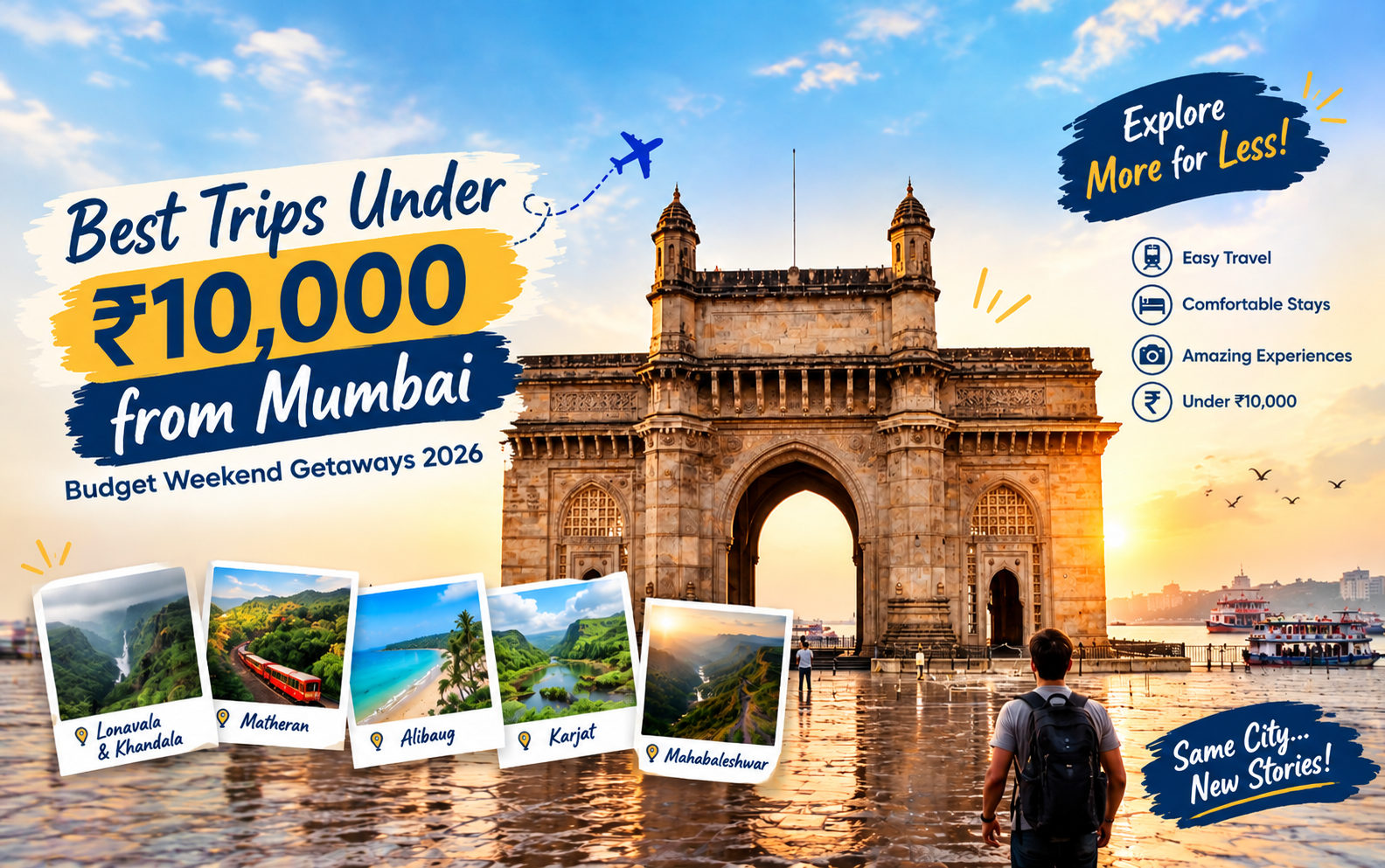 BEST TRIPS UNDER 10,000 FROM MUMBAI: