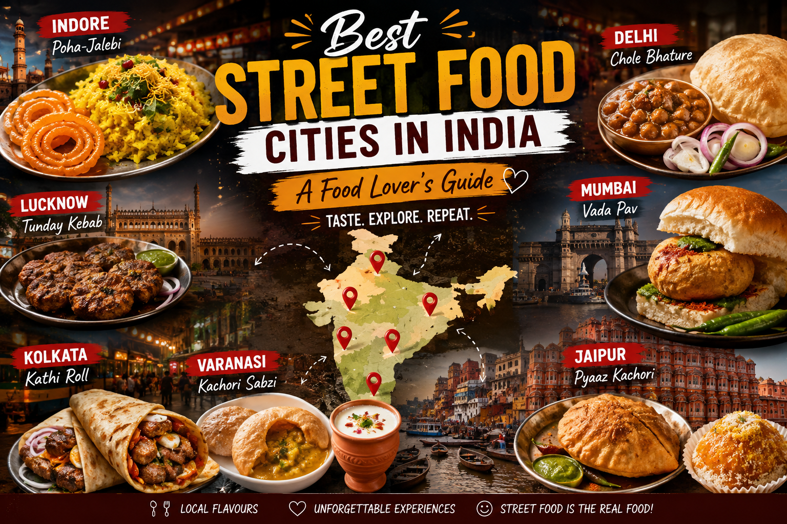 BEST STRET FOOD CITIES IN INDIA: A FOF LOVER'S GUIDE