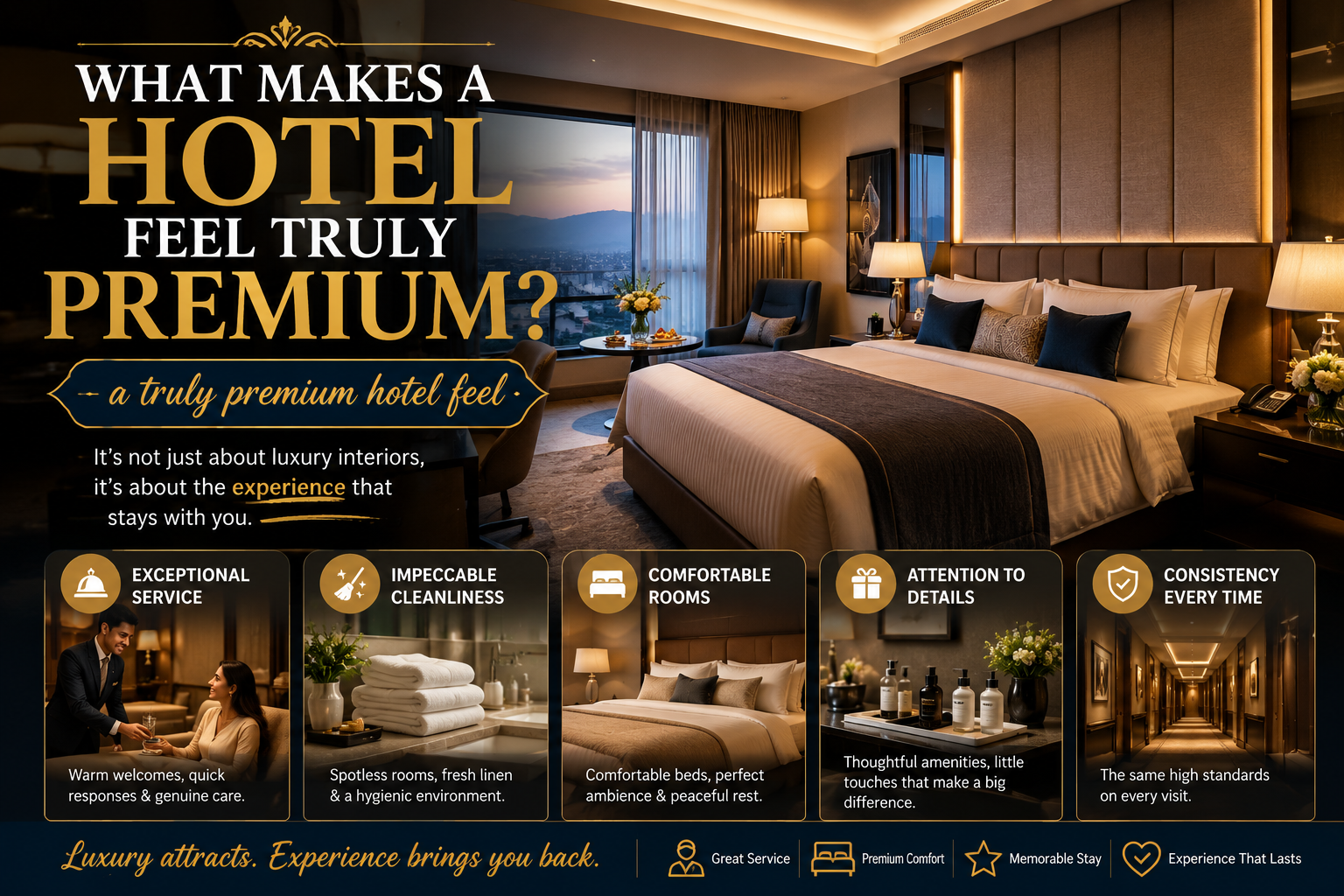 WHAT MAKES A HOTEL FEEL TRULY PREMIUM?
