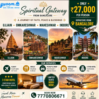 Ujjain – Omkareshwar – Maheshwar – Indore